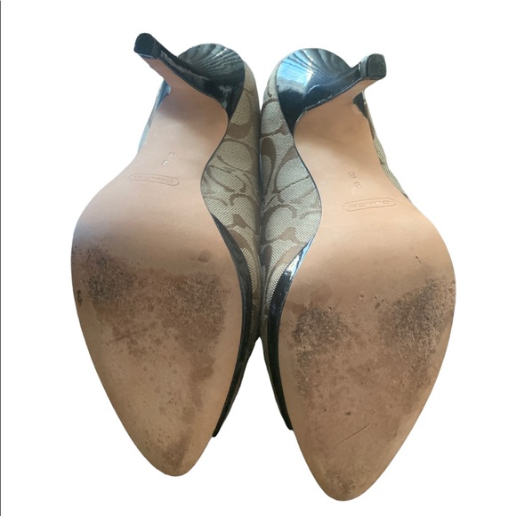 Coach logo print pumps - Picture 4 of 4